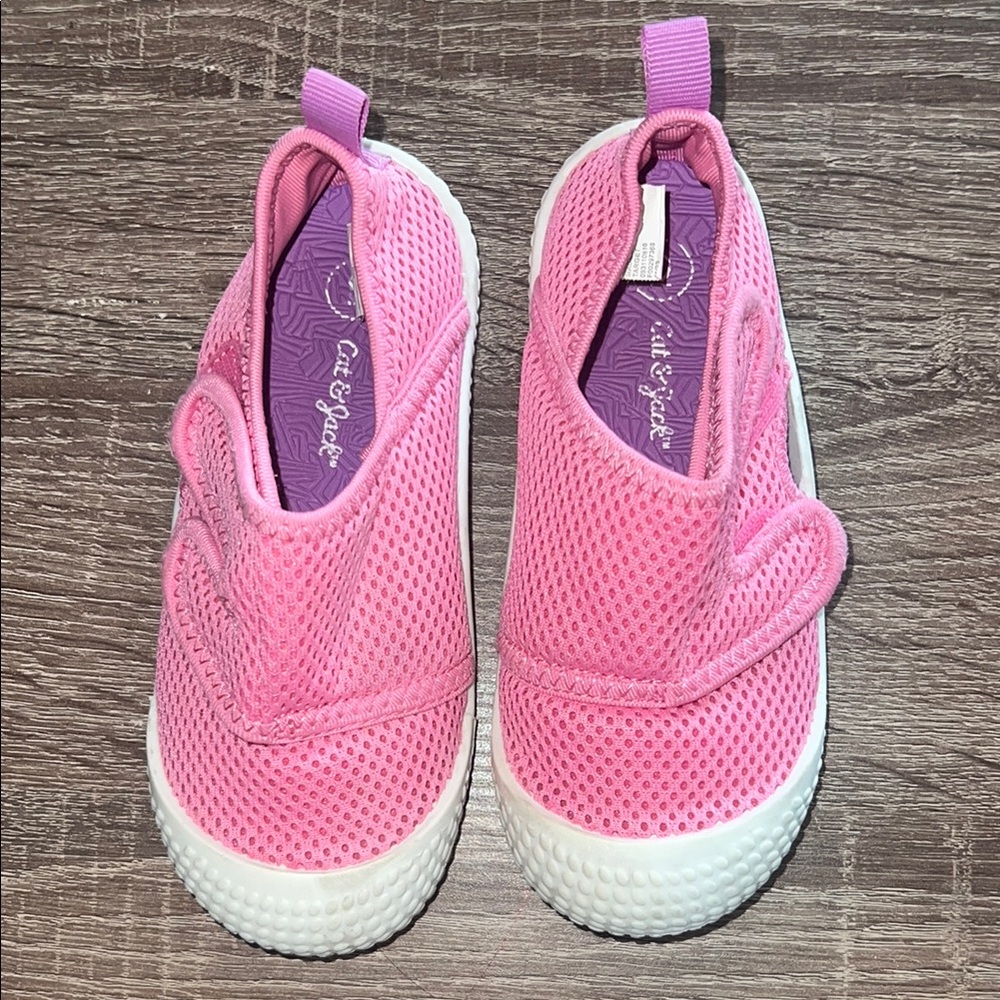 Cat & Jack Vibrant Pink Kids Sneakers